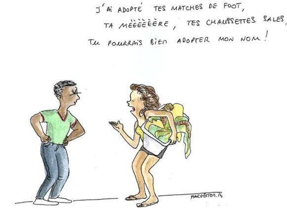 Article : 25 % des Brésiliens adoptent le nom de leur épouse (Dessins)