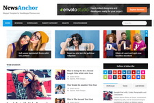 NewsAnchor Blogger Theme