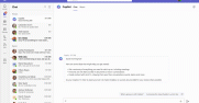 Gif shows Copilot in Teams chat