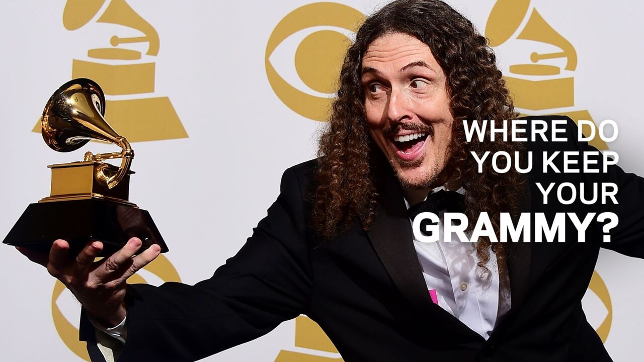 Weird Al Yankovic Shares Where He Keeps His GRAMMY