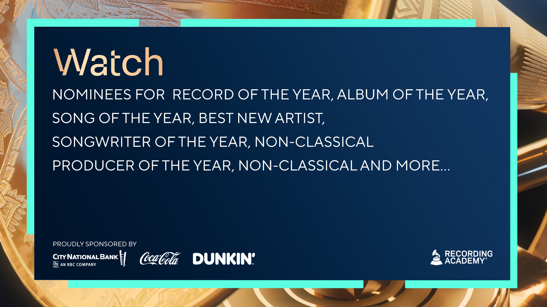 Nominations In Album Of The Year, Song Of The Year, Best New Artist, Record Of The Year & More | 2025 GRAMMYs