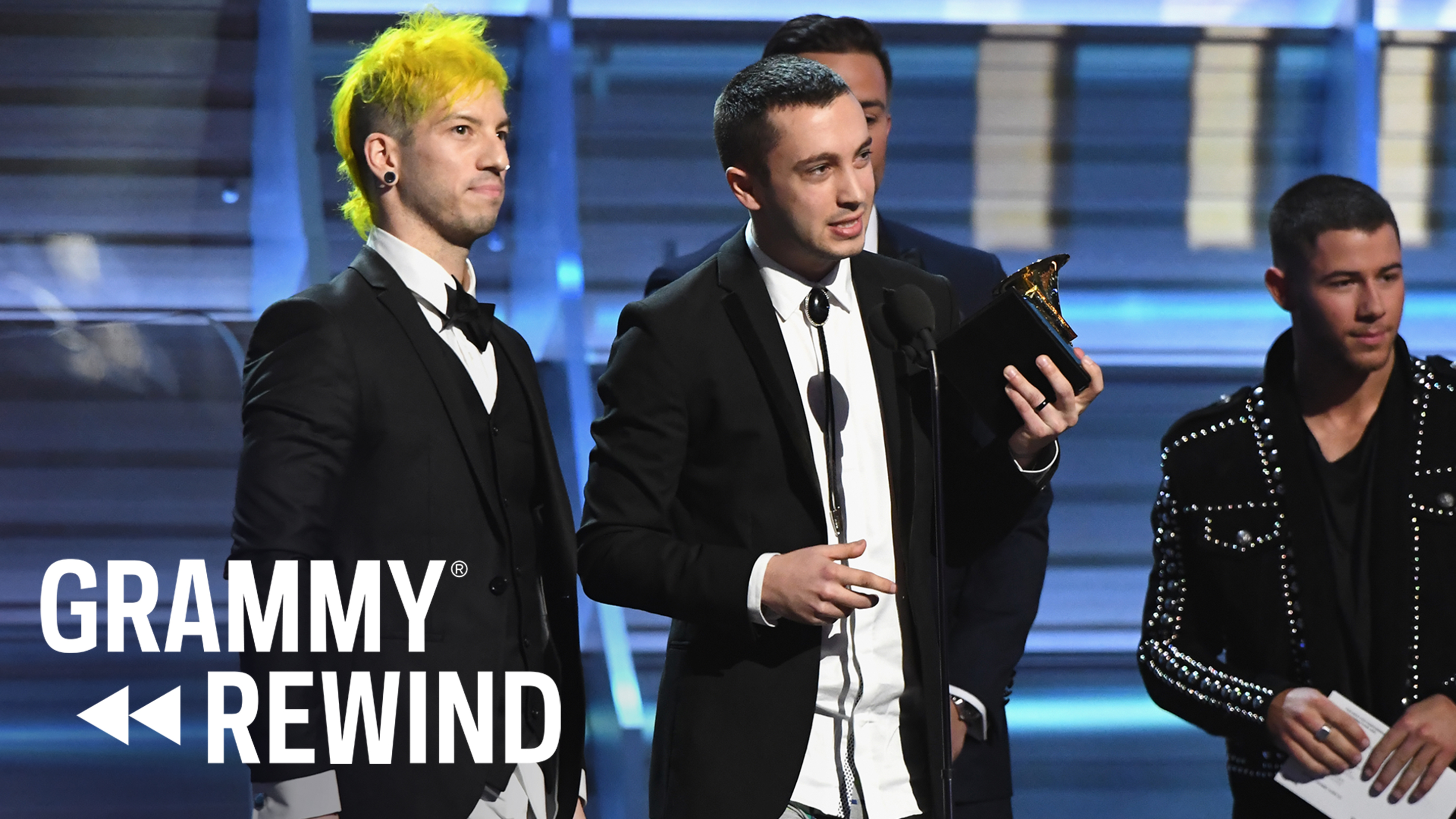 Watch Twenty One Pilots Win A GRAMMY In Underwear