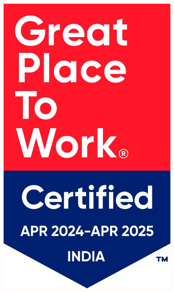 Great Place To Work - Certified APR 2024 - APR 2025 India