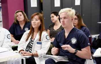 Students in the classroom