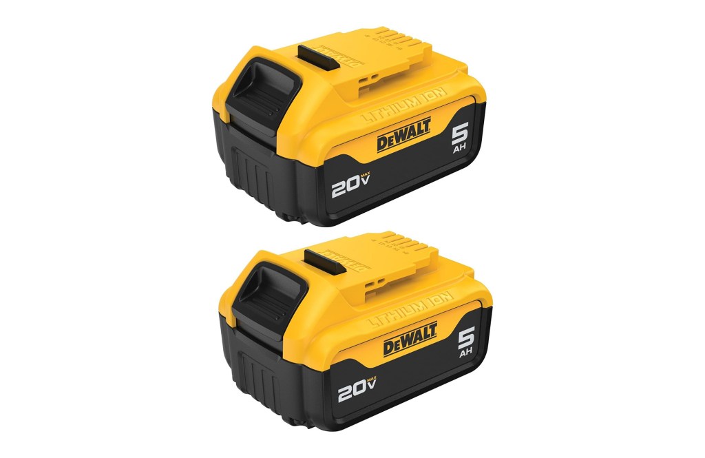 DEWALT 20V MAX 5 Ah Lithium Ion Battery 2-Pack