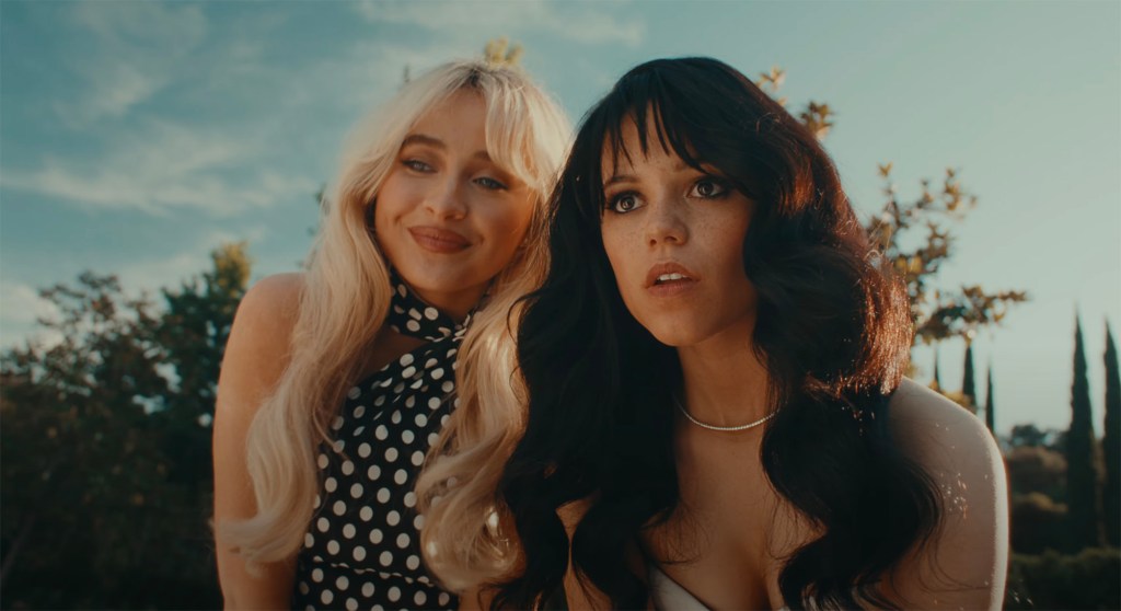 "Wednesday" actress, Jenna Ortega stars in Sabrina Carpenter's "Taste" music video.