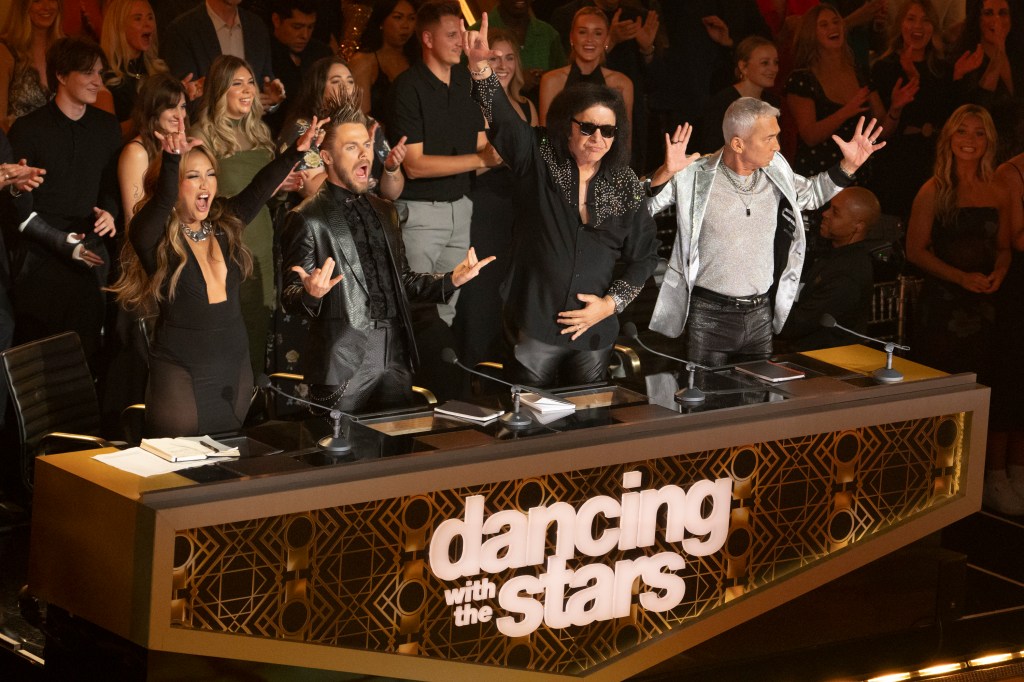 Season 33 of "Dancing With the Stars" featuring guest judge Gene Simmons.