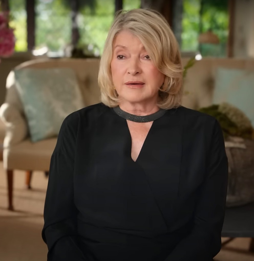 Martha Stewart in her Netflix documentary