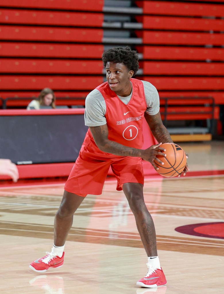 Kadary Richmond at St. John's practice on Oct. 15, 2024. 