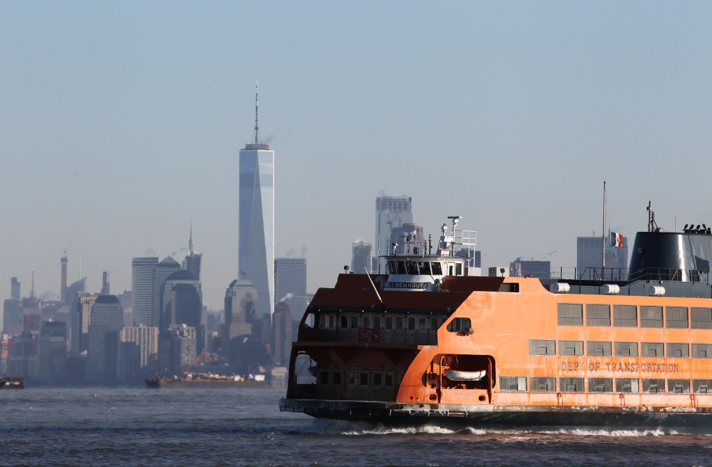 A Staten Island Ferry boat