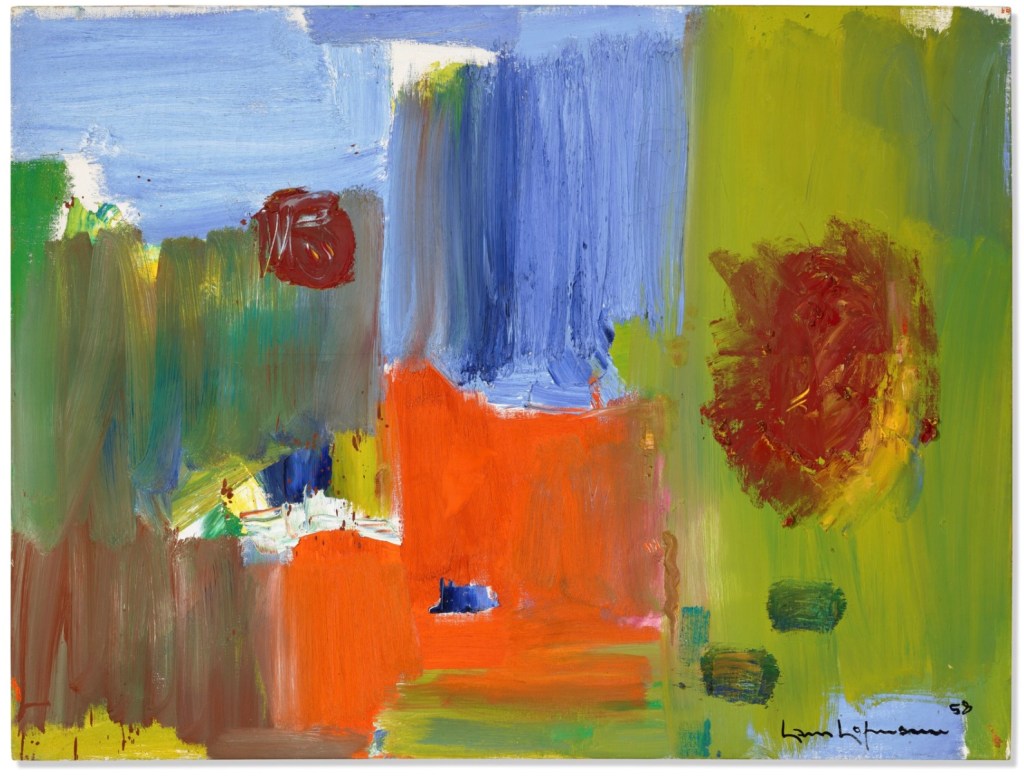 The Hans Hofmann painted in 1958 is set to be auctioned off for between $400,000 to $600,000. 