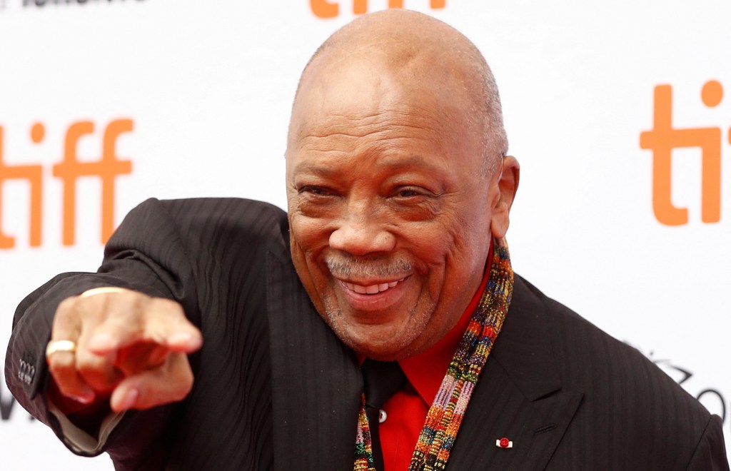 Quincy Jones at the 2018 Toronto International Film Festival premiere of "Quincy."