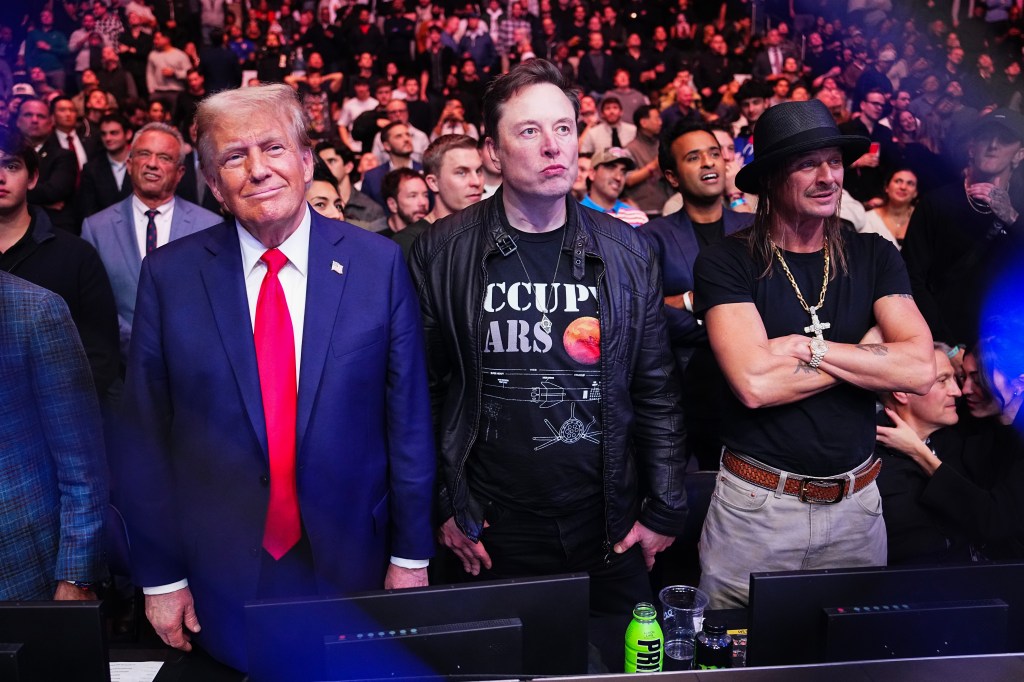 Donald Trump, Elon Musk, Kid Rock