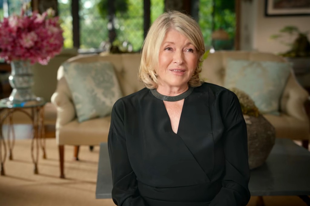 Martha Stewart in the Netflix documentary 'Martha', released in November 2024.