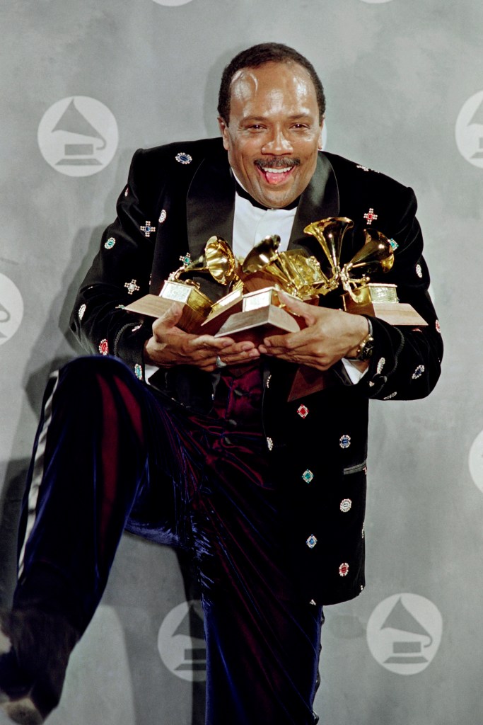 Quincy Jones at the 1991 Grammys.