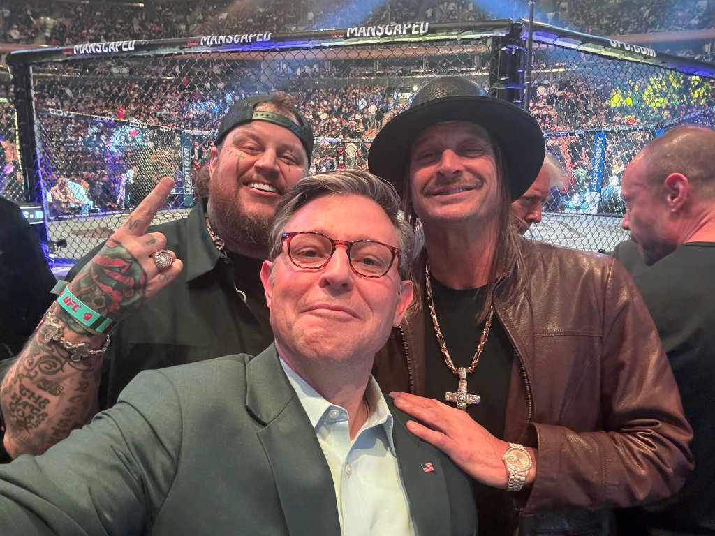 Mike Johnson, Jelly Roll, Kid Rock