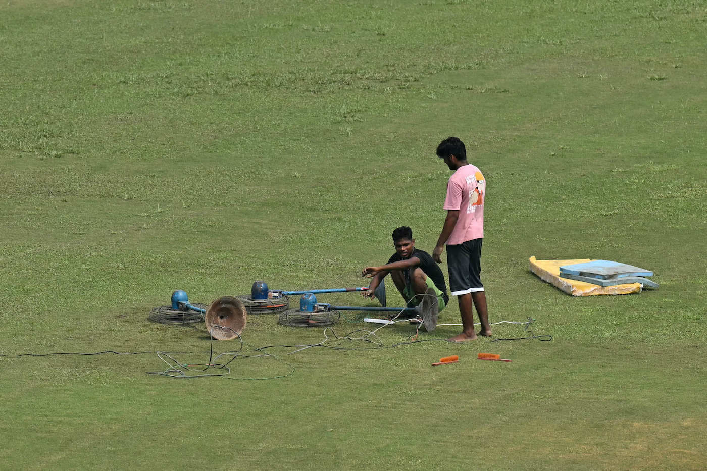 Fans have never got closer to the action than they did at Noida