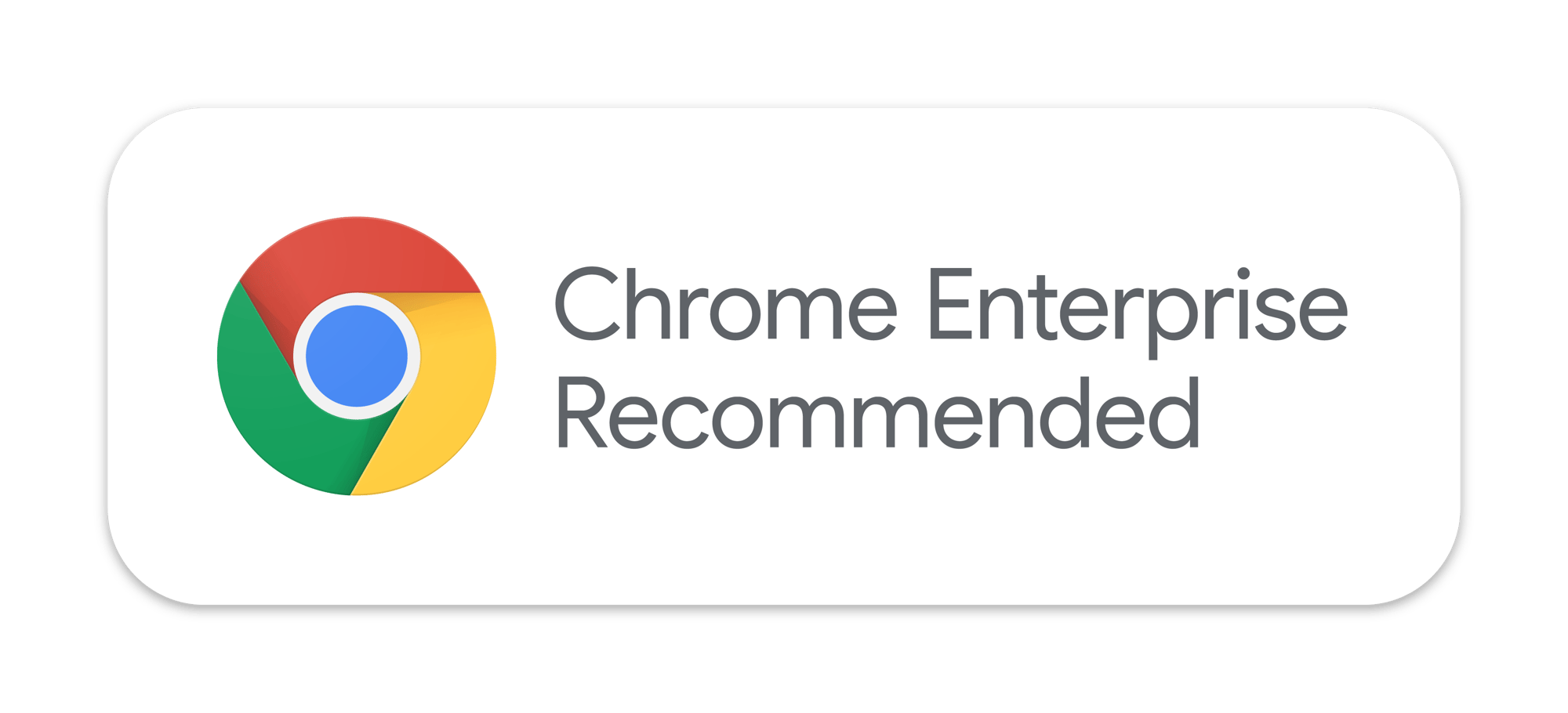 Chrome Enterprise Recommended Badge (RGB)