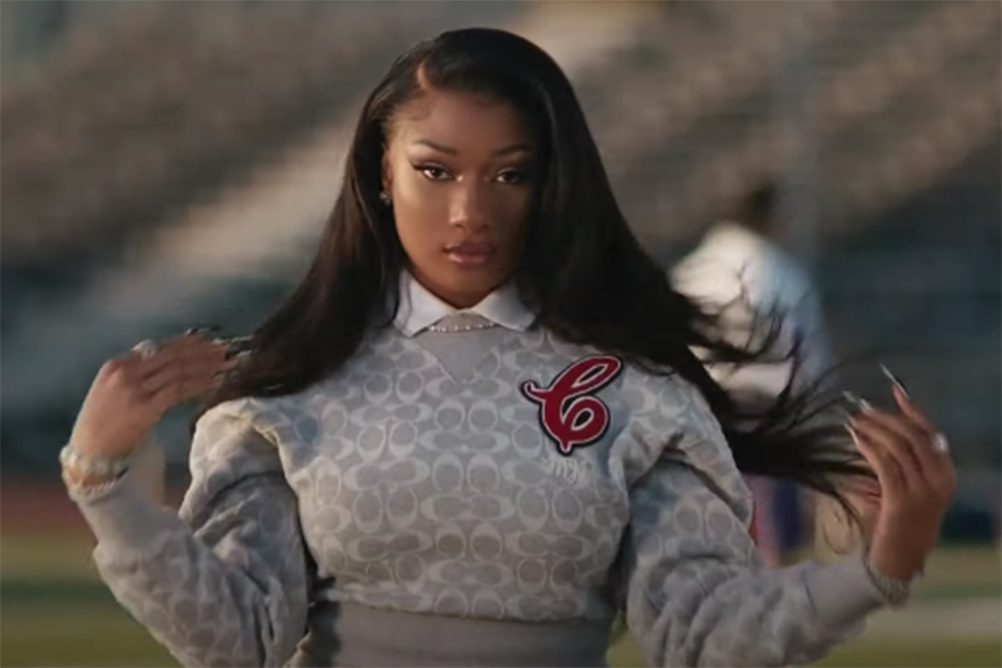 Megan Thee Stallion parodied Regina George from "Mean Girls" for Coach's New York Fashion Week presentation.