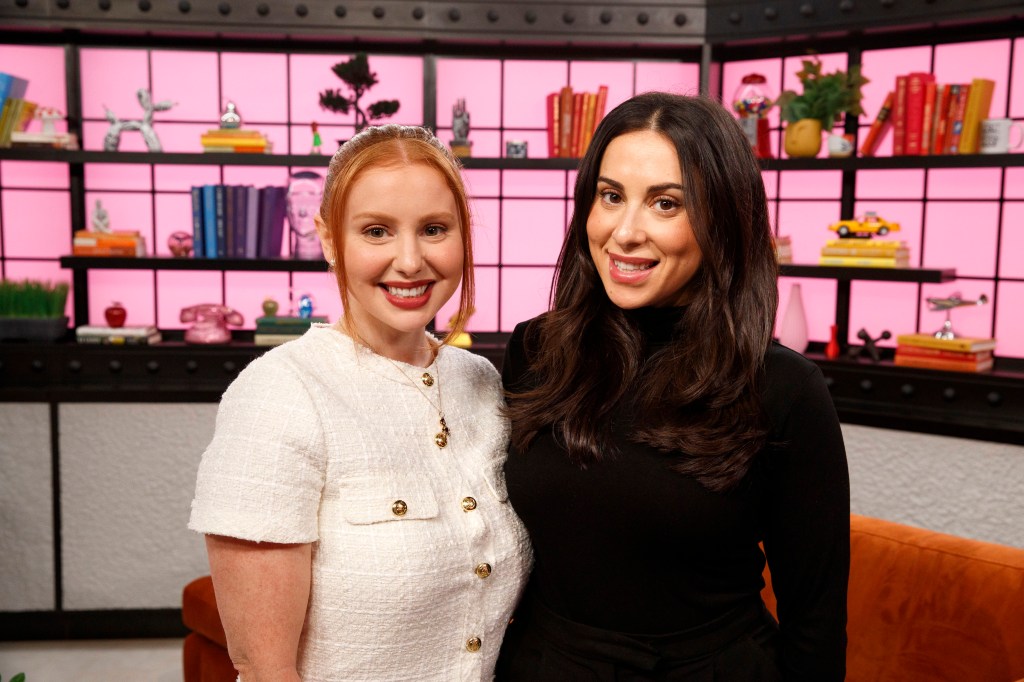 Claudia and Jackie Oshry at the Page Six TV Studio.