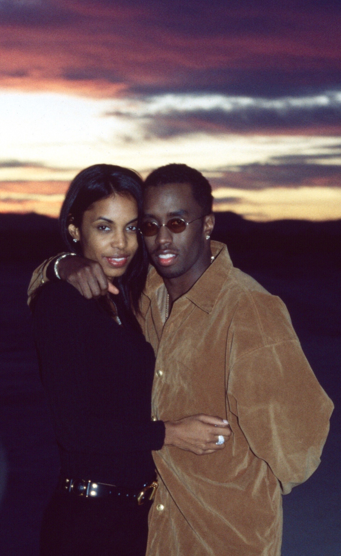 Sean Combs and Kim Porter.