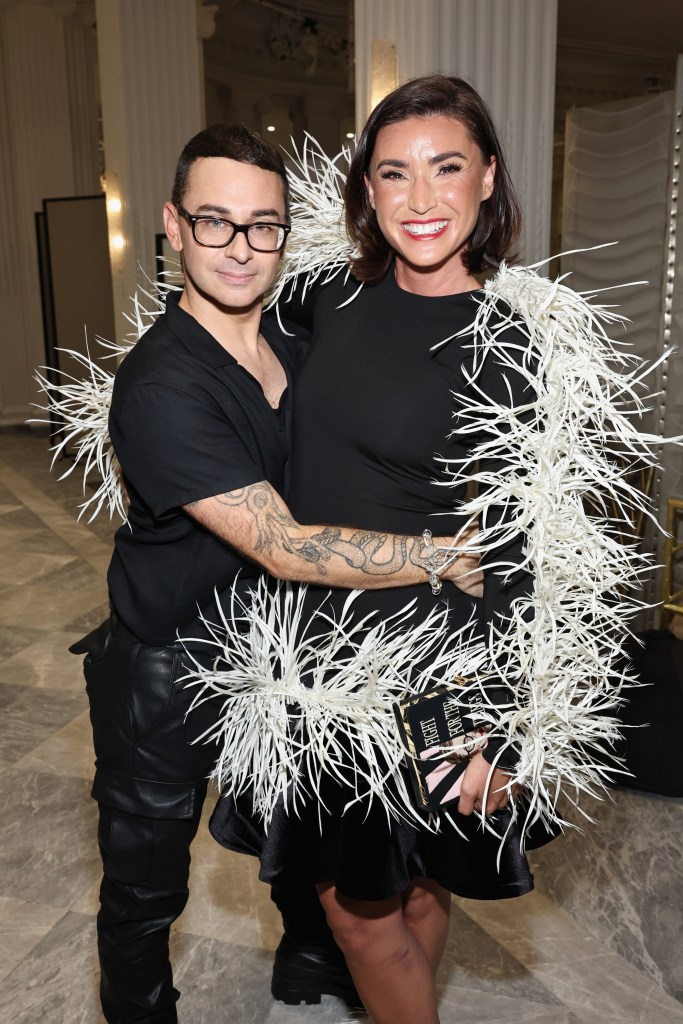 Christian Siriano and Bronwyn Newport