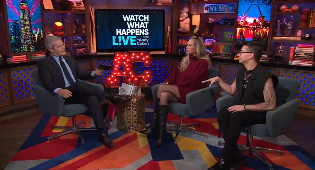 Christian Siriano on WWHL with Andy Cohen and Erin Foster