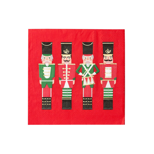 Nutcracker Large Napkins, Pack of 16