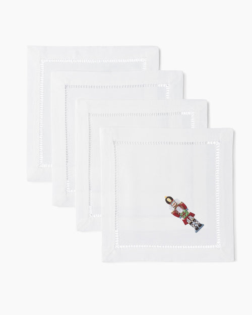 Nutcracker Cocktail Napkins, Set of 4