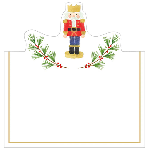 Little Nutcracker Foil Place Cards - 8 Per Package