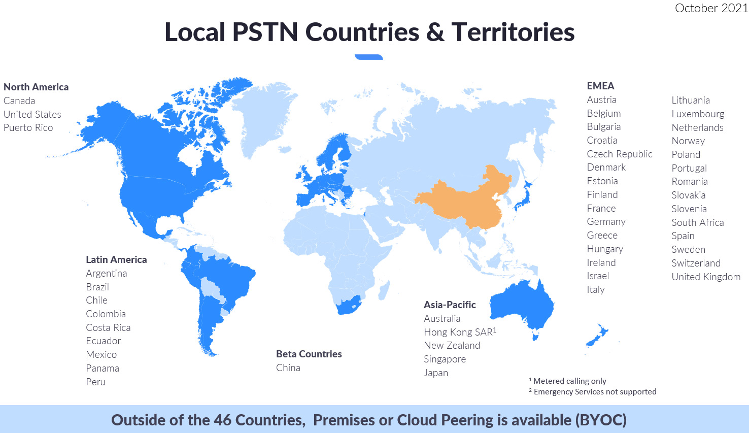 Zoom Countries