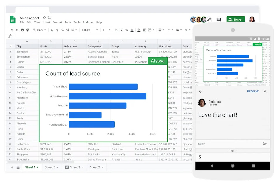 Google Sheets