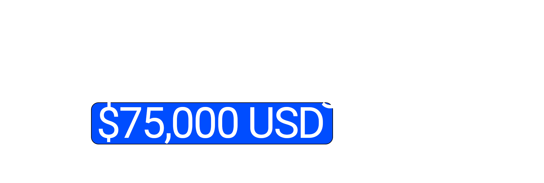 Household income not exceeding $75,000