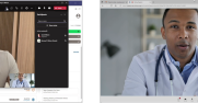 Patient and health care provider meet over Microsoft Teams
