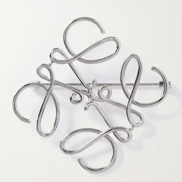 Loewe Silver Tone Brooch