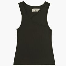 K.ngsley Unisex Fist Geometric Cutout Ribbed Tank