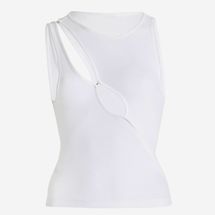 K.ngsley R3 Stretch-Cotton Cutout Tank Top