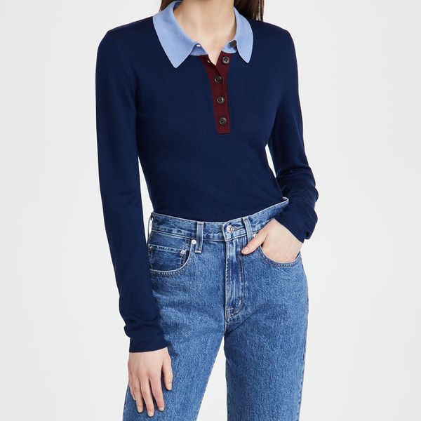 Jason Wu Polo Sweater Top