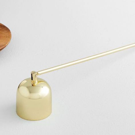 West Elm Brass Finished Snuffer