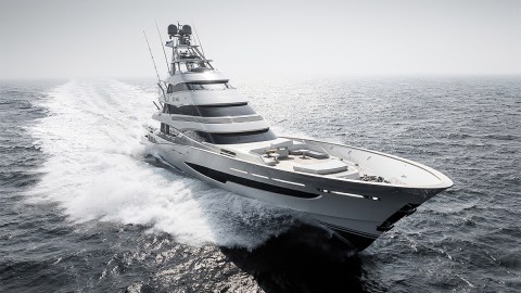 The 171-foot Special One is the world’s largest sportfisherman, with
a dedicated angler’s cockpit and a top speed of 32 knots.