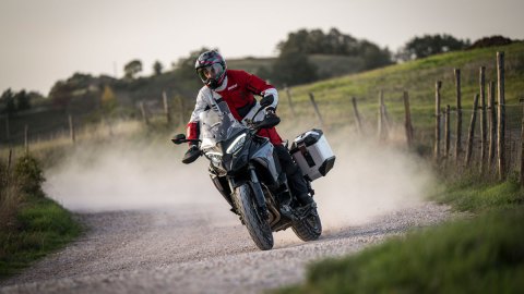 Riding the 2025 Ducati Multistrada V4 S in Italy.