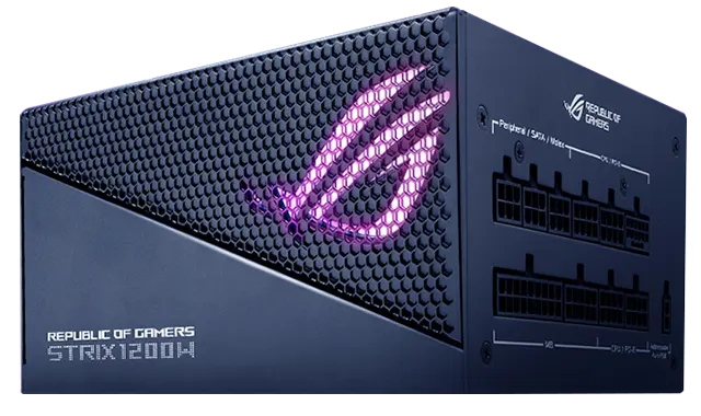 ROG STRIX series PSU in 45 degree angle