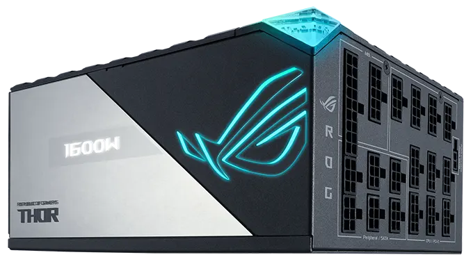 ROG THOR series PSU in 45 degree angle