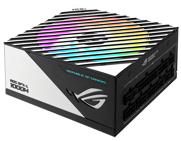 ROG LOKI Series PSU showing the fan