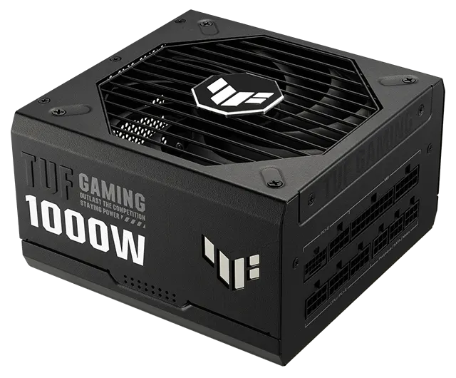 TUF GAMING Series PSU showing the fan