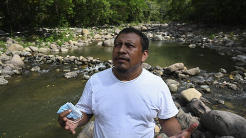 Honduran environmentalist Juan Lopez campaigned against open-pit iron ore mining.