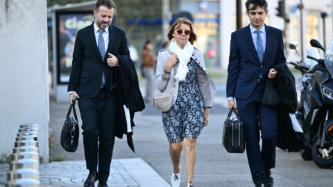 Gisele Pelicot (centre) has requested that the trial be open to the public to raise awareness.