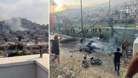 An explosion on a football pitch in a Druze village in the Israeli-annexed Golan Heights near the Lebanese border killed 12 people on July 27, 2024.