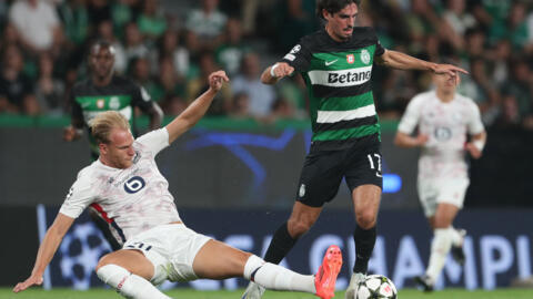 Os franceses do Lille inclinaram-se em Alvalade, em Lisboa, perante o Sporting Clube de Portugal por duas bolas a zero em jogo da Liga dos campeões europeus de futebol a 17 de Setembro de 2024.