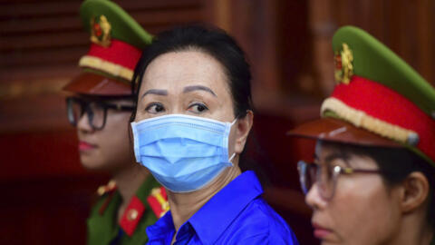 La femme d'affaires Truong My Lan assiste à son deuxième procès dans la plus grande affaire de fraude du Vietnam à Hô Chi Minh-Ville, le 19 septembre 2024.